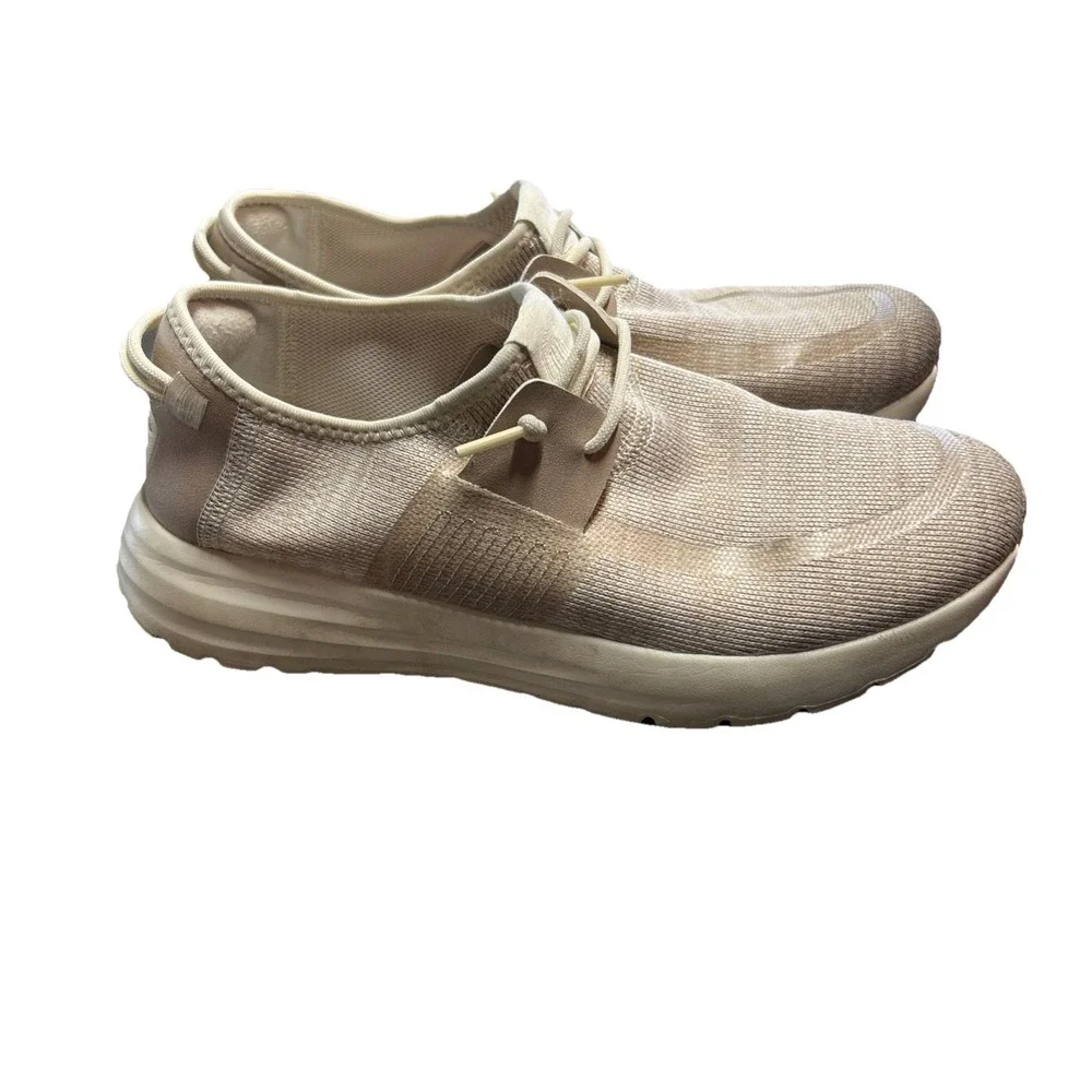 Hey Dude Women's Size 8 Beige Sirocco Crochet Mesh Slip-On Loafers Comfort